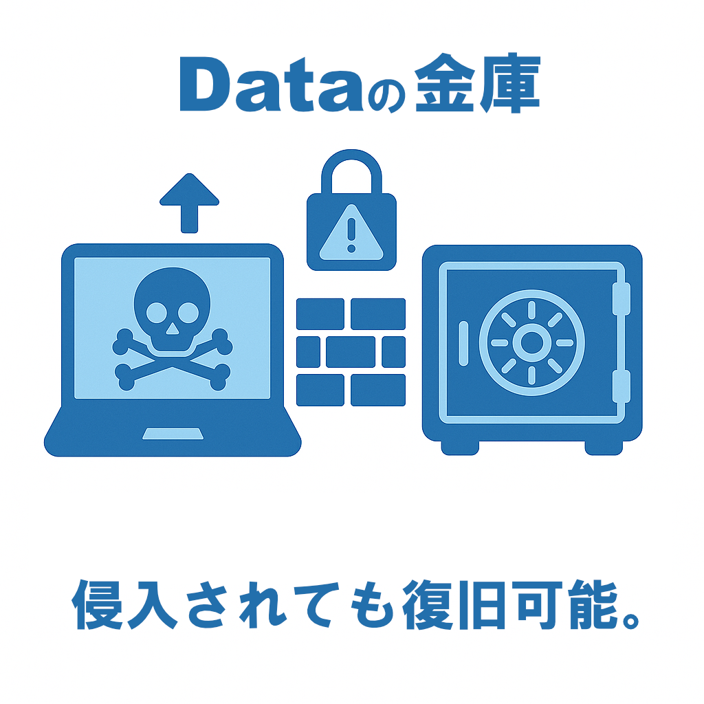 導入後：Dataの金庫による保護
